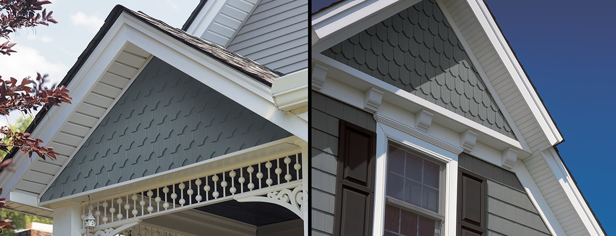 Cedar Impressions Shapes: Scallop, Octagon and Half-Cove